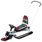 УЦЕНКА Снегокат «Тимка спорт 6», со спинкой, с родительской ручкой, белый, чёрный, ТС6/ГФ Nika 10952841