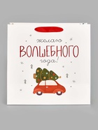 Пакет подарочный ламинированный новогодний «Волшебного года», 22 × 22 × 11 см - фото 118997267 Пакет подарочный ламинированный новогодний «Волшебного года», 22 × 22 × 11 см - фото 118997267
