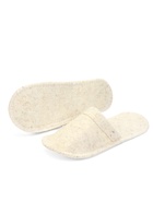 Тапочки для бани, шерсть 100%, белые, «Добропаровъ» - Фото 2