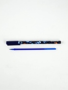 Ручка пластик пиши-стирай с колпачком "Космонавт", синяя паста, гелевая 0,5 мм (комплект 10 шт) - фото 61611575