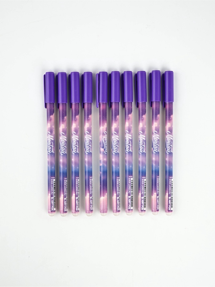 Ручка пластик пиши-стирай с колпачком 