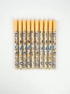 Ручка пластик пиши-стирай с колпачком "Капибара", синяя паста, гелевая 0,5 мм (комплект 10 шт) - фото 61611588