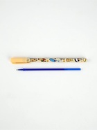 Ручка пластик пиши-стирай с колпачком "Капибара", синяя паста, гелевая 0,5 мм (комплект 10 шт) - фото 61611589