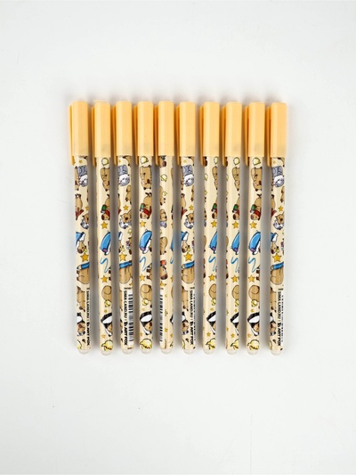 Ручка пиши-стирай, синяя паста, гелевая, 0.5 мм, пластик «Капибара»