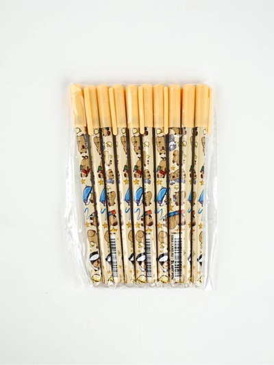 Ручка пиши-стирай, синяя паста, гелевая, 0.5 мм, пластик «Капибара»