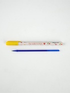 Ручка пластик пиши-стирай с колпачком "Ты-цветочек", синяя паста, гелевая 0,5 мм - фото 119423843