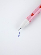 Ручка пластик пиши-стирай с колпачком "Люби себя", синяя паста, гелевая 0,5 мм - фото 119423848