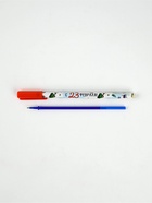 Ручка пластик пиши-стирай с колпачком "С 23 февраля!", синяя паста, гелевая 0,5 мм - фото 119423860