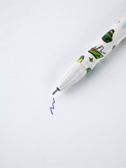 Ручка пластик пиши-стирай с колпачком "С 23 февраля!", синяя паста, гелевая 0,5 мм - фото 119423861