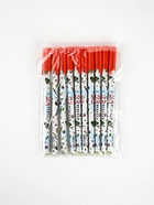 Ручка пластик пиши-стирай с колпачком "С 23 февраля!", синяя паста, гелевая 0,5 мм - фото 119423862