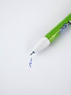 Ручка пластик пиши-стирай с колпачком "Коты", синяя паста, гелевая 0,5 мм (комплект 10 шт) - фото 61611624