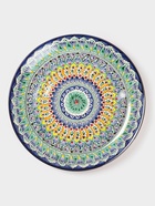 УЦЕНКА Ляган Риштанская Керамика «Узоры», 37 см, синий, микс - Фото 1