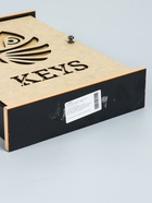 УЦЕНКА Ключница дерево «Филин» чёрная, зеркальная 6×22.3×29.5 см - фото 14972002