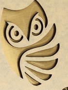 УЦЕНКА Ключница дерево «Филин» чёрная, зеркальная 6×22.3×29.5 см - фото 14972001