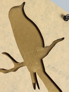 УЦЕНКА Ключница дерево «Птица на ветке» чёрная, зеркальная 6×22.3×29.5 см - фото 14972020