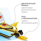 УЦЕНКА Снегокат «Тимка спорт 6» Ми-ми-мишки, с родительской ручкой, со спинкой, жёлтый, ТС6/ММ2 Nika Kids - Фото 3