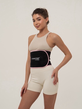 {{photo.Alt || photo.Description || 'УЦЕНКА Пояс на талию ONLYTOP fitness, размер универсальный, для похудения, чёрный'}}