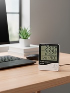 Термометр LTR-16, электронный, 2 датчика температуры, датчик влажности, белый - Фото 3