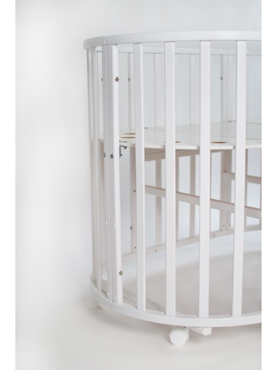 Кровать детская, трансформер, 9 в 1, белая, Мия «Нежность»