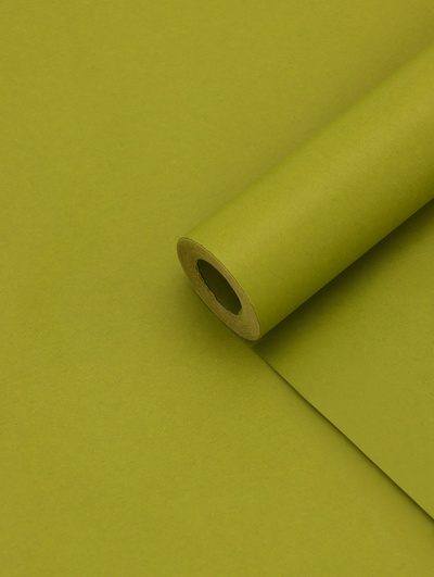 Бумага упаковочная крафт «Оливковый», 0.68×10±5%м, 70 г