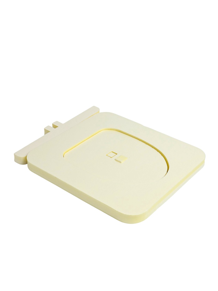 УЦЕНКА Сиденье для уличного туалета, 38×50 см, Эконом, с крышкой, пенополистирол( разноцвет) 10383 - Фото 1