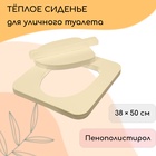 УЦЕНКА Сиденье для уличного туалета, 38×50 см, Эконом, с крышкой, пенополистирол( разноцвет) 10383 - Фото 2