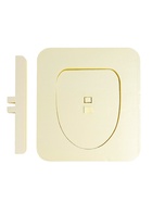 УЦЕНКА Сиденье для уличного туалета, 38×50 см, Эконом, с крышкой, пенополистирол( разноцвет) 10383 - Фото 2