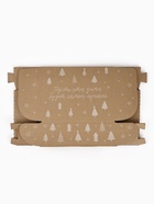 Коробка сборная новогодняя «Ёлочки», бурая, 27×21×9 см - Фото 5