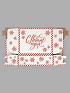 Коробка сборная «Новый год», белый, 27×21×9 см - Фото 5