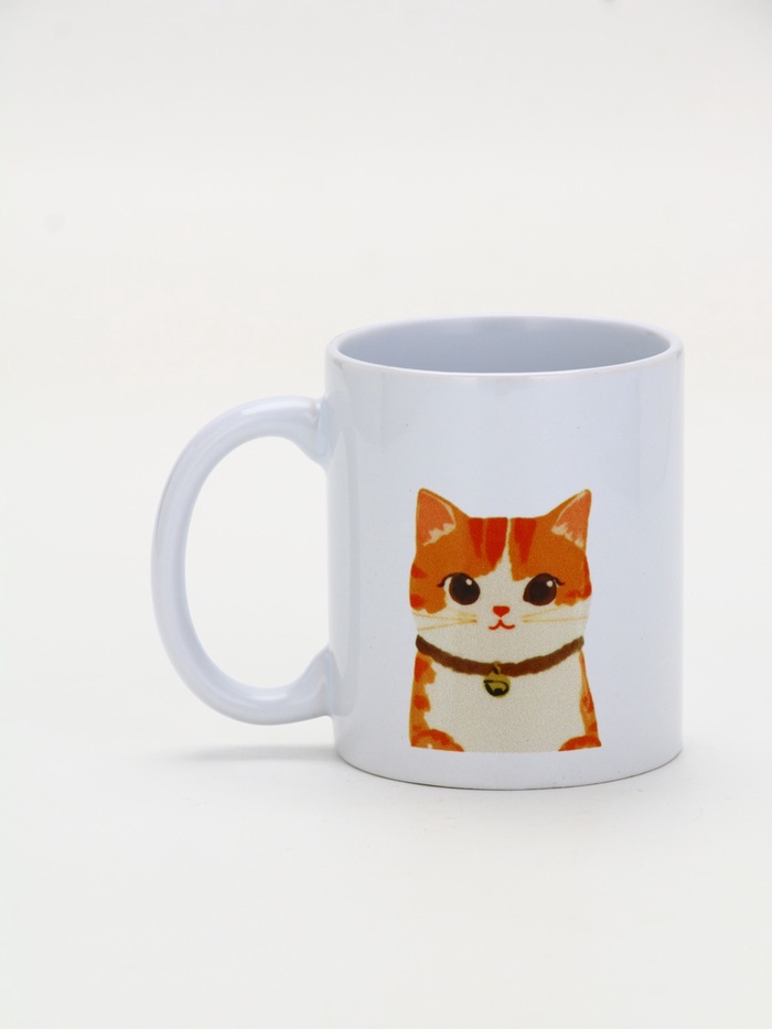 Кружка керамическая «Рыжий кот», 320 мл