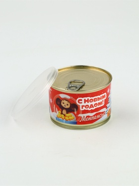 Монпансье в консервной банке «Чебурашка», 6 шт