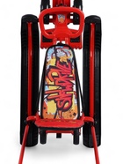 УЦЕНКА Снегокат «Тимка спорт 6» с граффити, с родительской ручкой, со спинкой, красный, ТС6/GR Nika 10953914