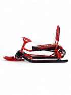УЦЕНКА Снегокат «Тимка спорт 6» с граффити, с родительской ручкой, со спинкой, красный, ТС6/GR Nika - Фото 5