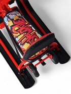 УЦЕНКА Снегокат «Тимка спорт 6» с граффити, с родительской ручкой, со спинкой, красный, ТС6/GR Nika - Фото 6