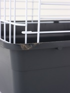 УЦЕНКА Клетка усиленная для кроликов, 60×36×40 см, серая 10953925