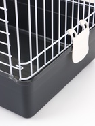 УЦЕНКА Клетка усиленная для кроликов, 60×36×40 см, серая 10953925