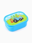 Ланч-бокс прямоугольный, 500 мл, Синий трактор - фото 60979212
