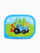 Ланч-бокс прямоугольный, 500 мл, Синий трактор - фото 60979215