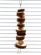 Игрушка для птиц и грызунов «Лесенка вверх» из дерева, 21×3 см - фото 809292661 Игрушка для птиц и грызунов «Лесенка вверх» из дерева, 21×3 см - фото 809292661