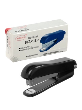 Степлер №10 Классика до 10 листов, корпус чёрный 10924146