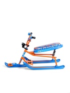 УЦЕНКА Снегокат Snowdrive с гонщиком, синий, оранжевый, СНД3/Г Nika Kids - Фото 7