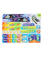 УЦЕНКА Снегокат «Тимка спорт 4-1» Пришельцы, лимонный, чёрный, со спинкой, ТС4-1/П2 Nika Kids - Фото 16