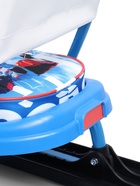 УЦЕНКА Снегокат Snowpatrol с гонщиком, со спинкой, синий, СНД2/Г Nika Kids - Фото 16