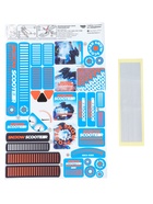 УЦЕНКА Снегокат Snowpatrol с гонщиком, со спинкой, синий, СНД2/Г Nika Kids - Фото 18