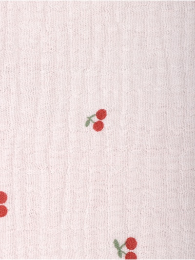 Покрывало Крошка Я «Спелая вишенка» 100×130 см, муслин, 4 слоя, хлопок 100%