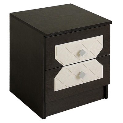 УЦЕНКА Тумба прикроватная Николь 400×390×470 Венге/Лиственница светлая