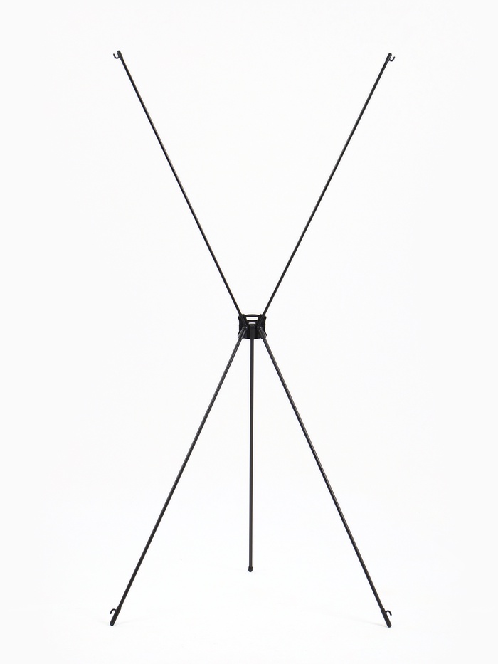 Стойка - стенд рекламная «Паук», для баннера 80×180 см, чёрная