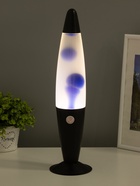 Светильник «Ракета», 1×30 Вт, Е14-R=39, с диммером, 10.5×10.5×40 см, (воск) чёрная - фото 60063994