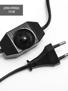 Светильник «Ракета», 1×30 Вт, Е14-R=39, с диммером, 10.5×10.5×40 см, (воск) чёрная - фото 60063998