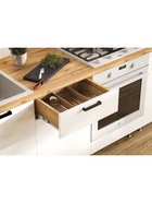 Кухонный гарнитур прямой «Рио» New №2, 2000 мм, цвет белый глянец/дуб крафт/дуб вотан 10933674